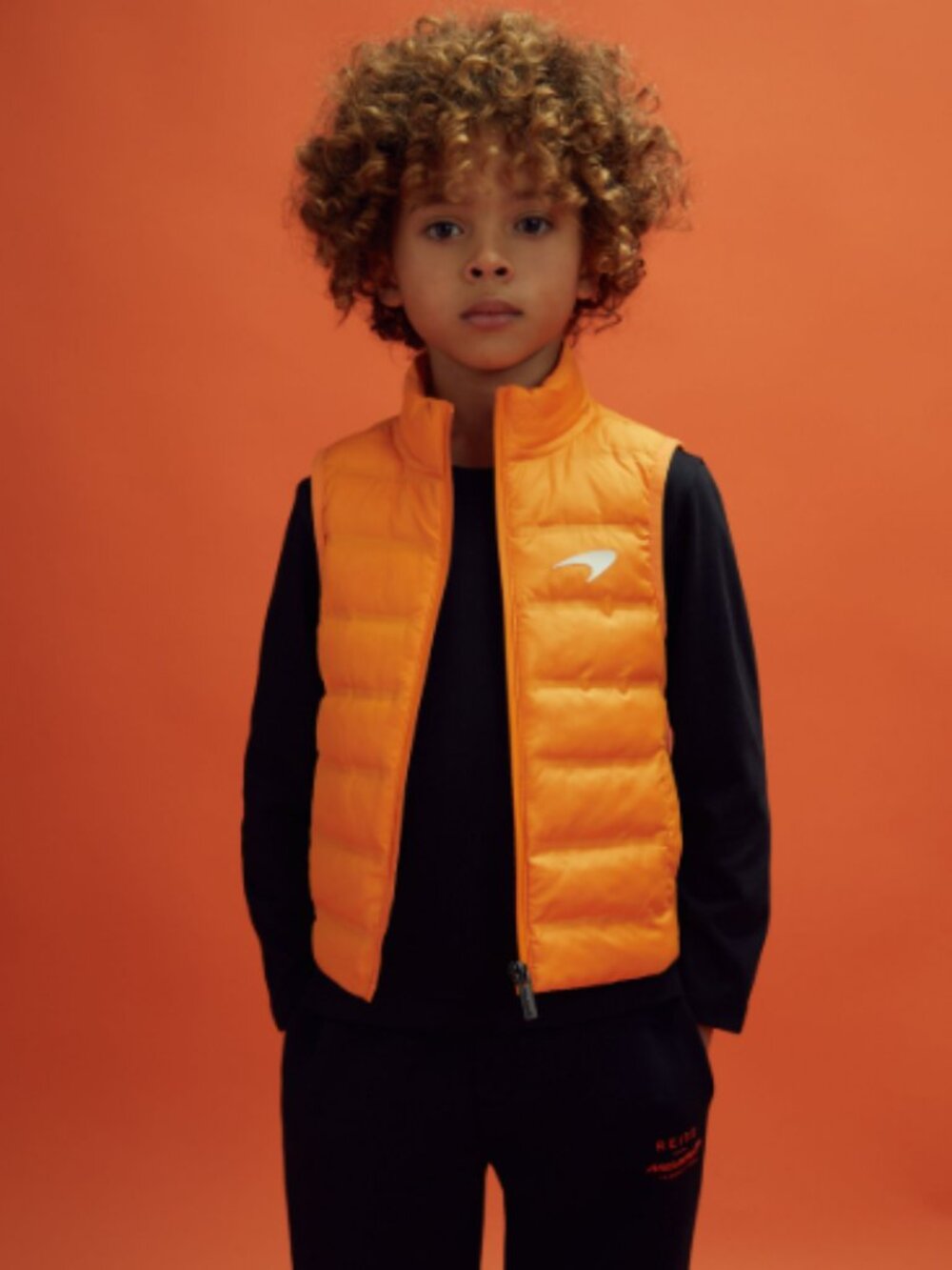 Reiss x McLaren Formula 1 kids vest size 8-9Y
